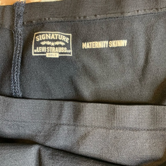🍉Levi’s signature jean’s maternity, stretchy black band, EUC, XL, two available - Picture 9 of 9